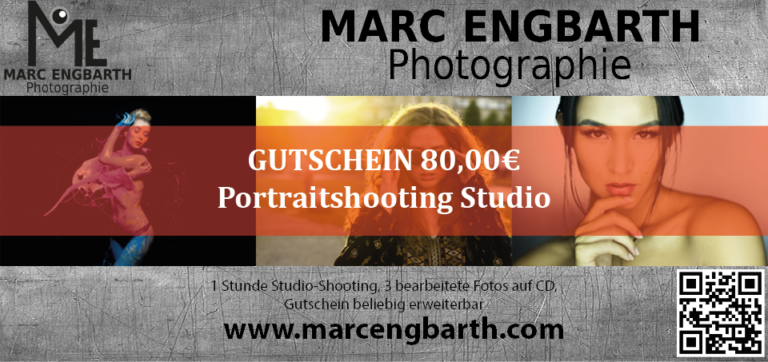 Gutschein Portraitshooting im Studio
