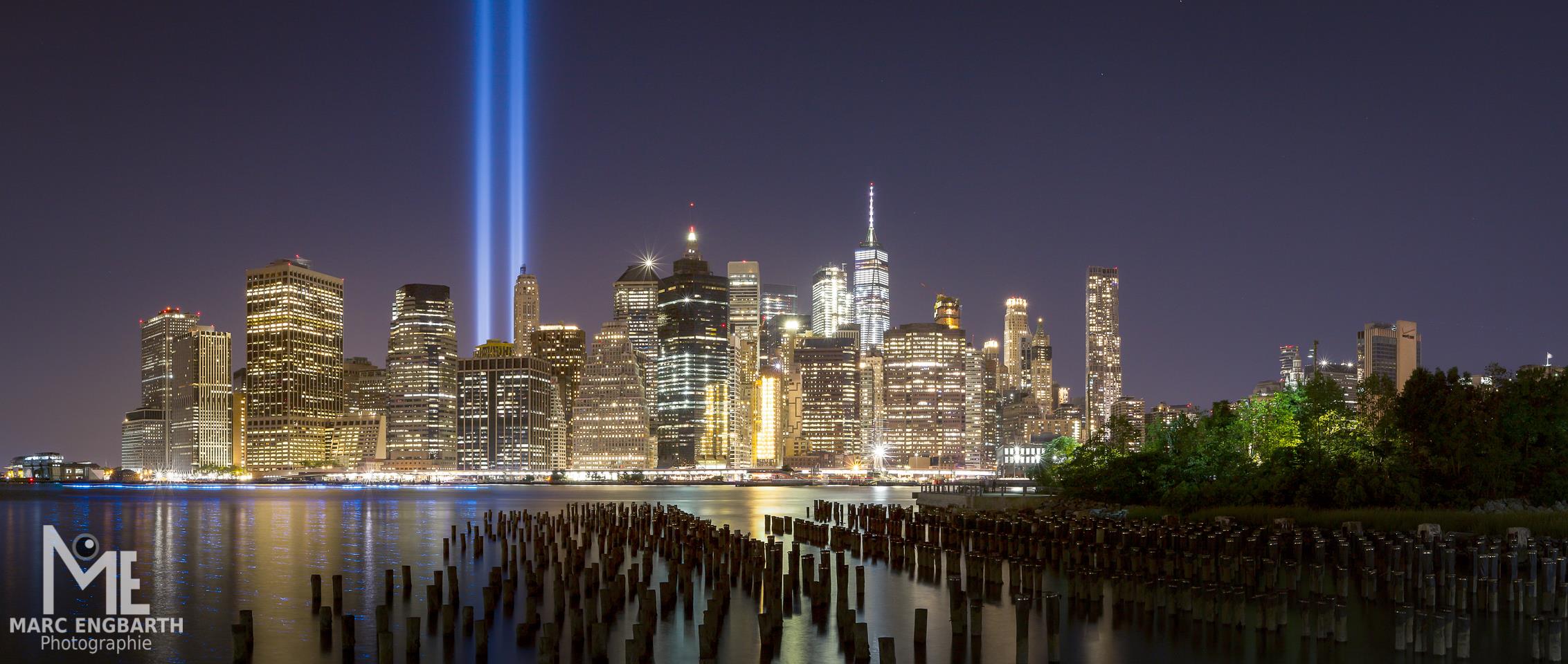 Guten Morgen aus New York mit dem Blick auf Manhattan und …