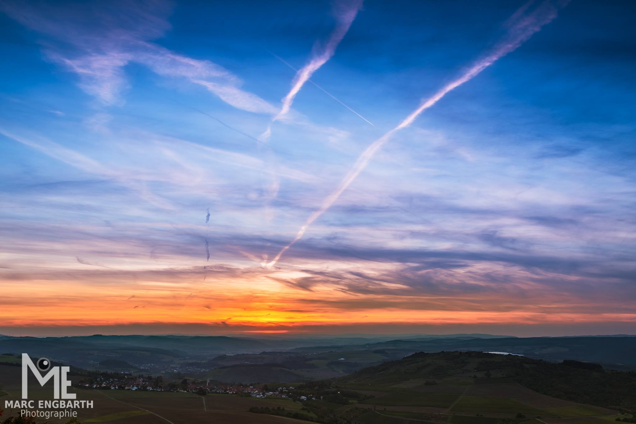 Spontanes Treffen auf dem Lemberg um den Sonnenuntergang …