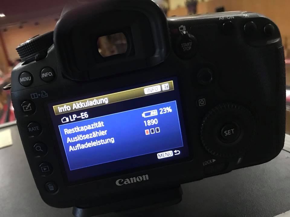 Die Akkuleistung bei der 5D beeindruckt mich immer wieder