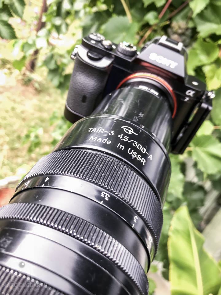 Neue alte Linse, ein TAIR-3, 300mm Festbrennweite