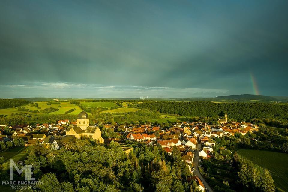 Unwetterstimmung aus der Luft mit der Mavic 2 pro
