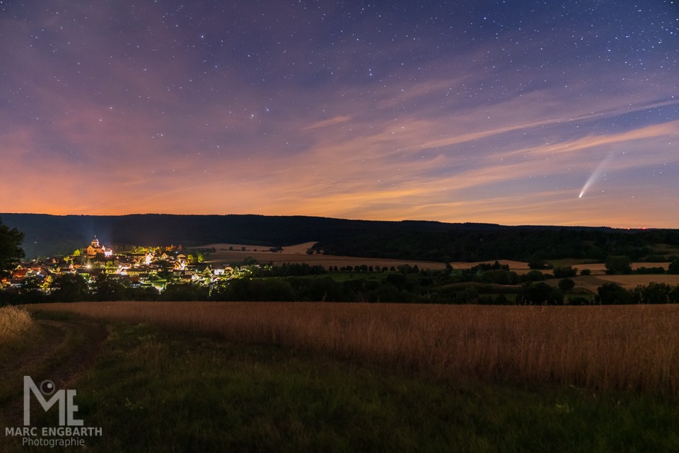Letzte Nacht gab es wieder die Möglichkeit den Kometen …