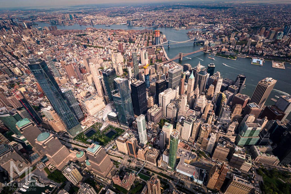 Manhattan aus der Luft Da war es vor 3 Jahren auch ganz …