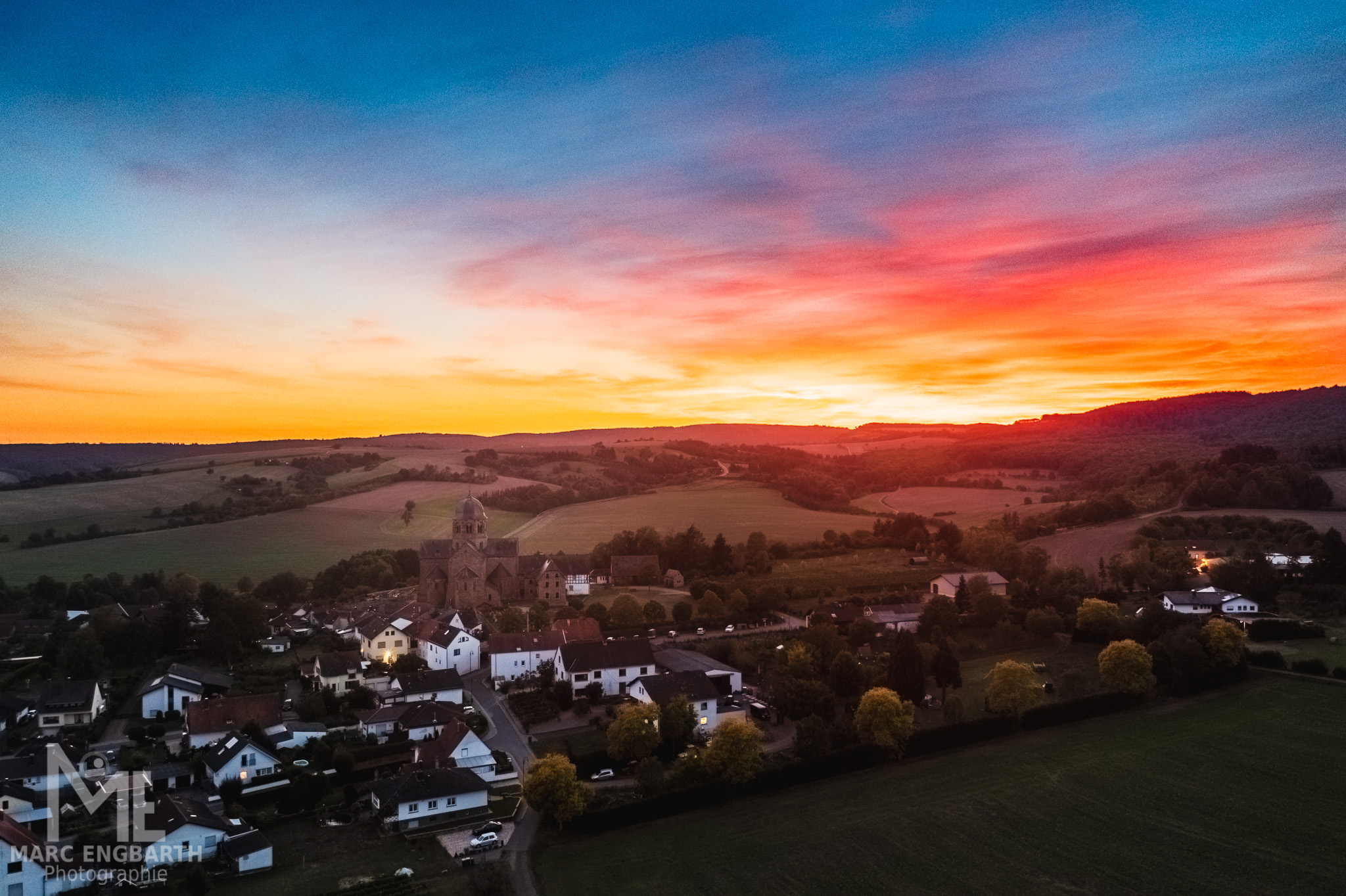 Gestern Abend gab es wieder einen tollen Sonnenuntergang …