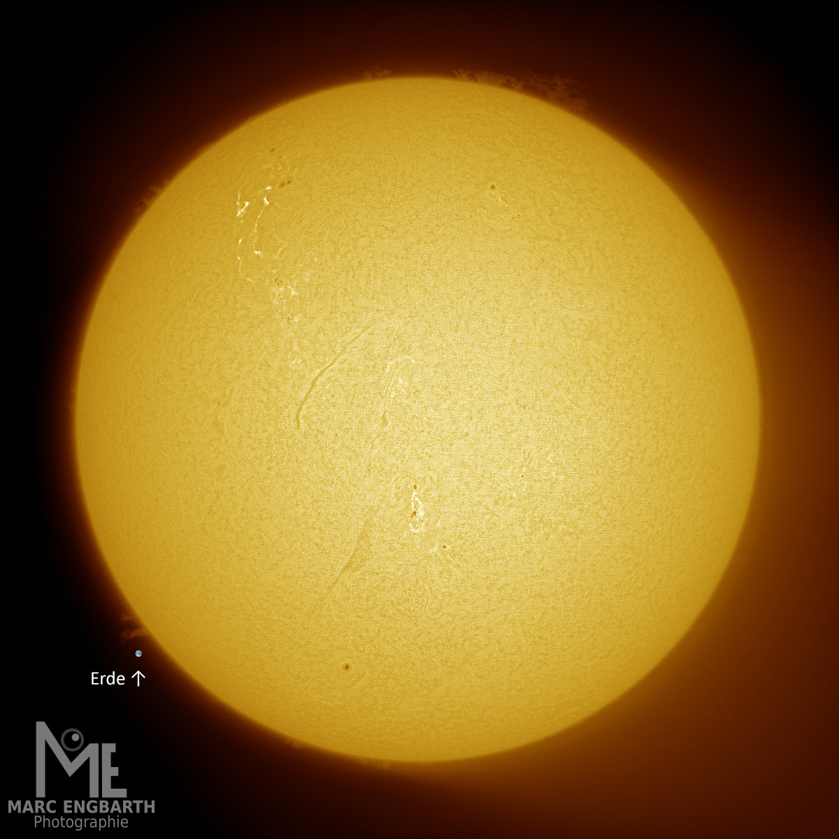 Die Sonne vom 14.09.2023 von ca