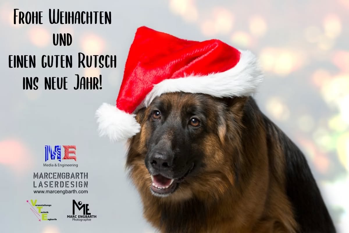 Frohe Weihnachten und einen guten Rutsch ins neue Jahr!