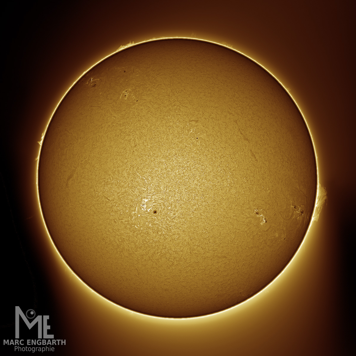 Unsere Sonne vom 08.06.2024 Equipment: - Skywatcher …