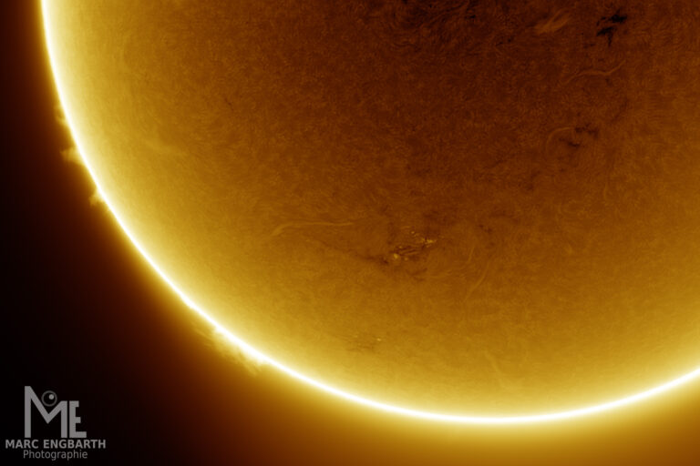 Seit langem mal wieder ein Foto unserer Sonne mit schönen …