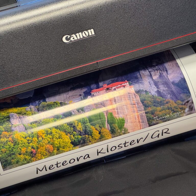 Fotodruck im Kundenauftrag, hier 60x45cm auf unserem …